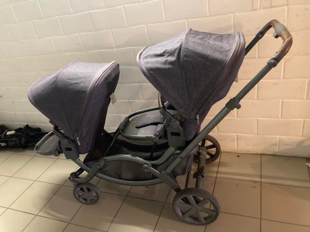 Abc design zoom duowagen, Ophalen, Gebruikt, Verstelbare rugleuning