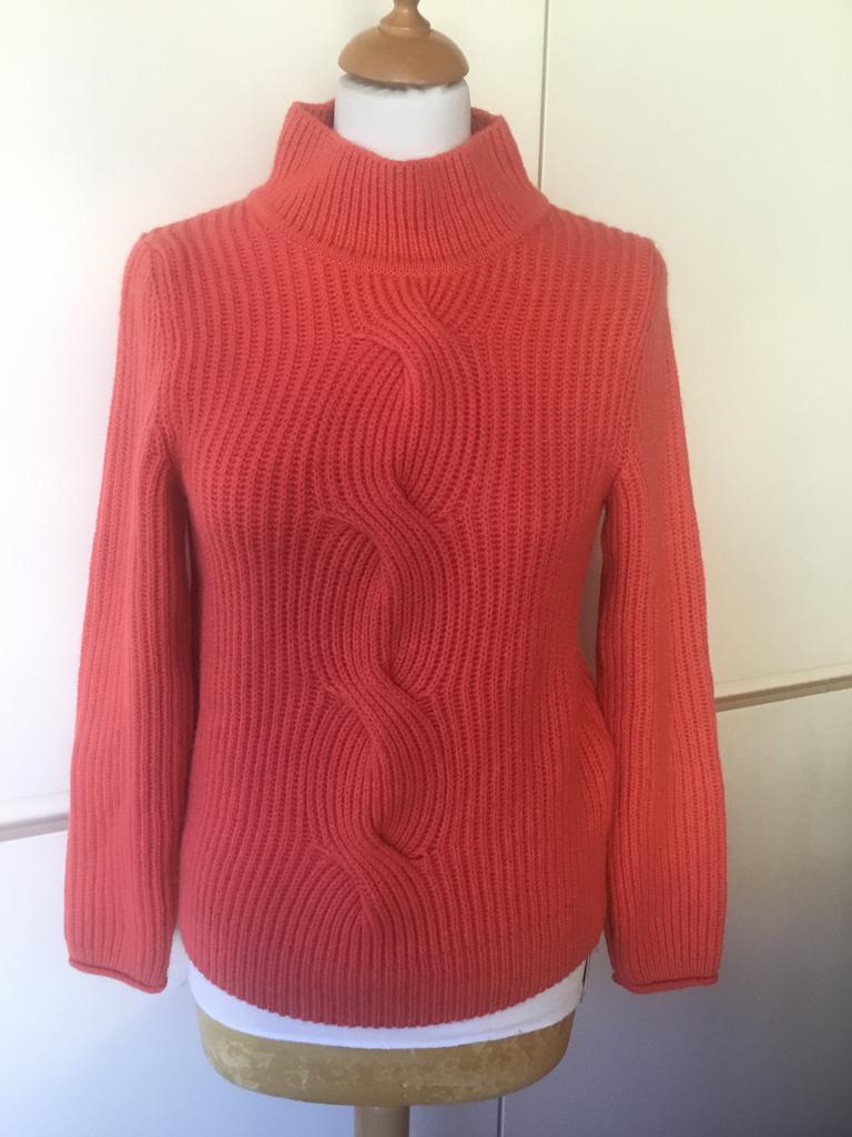 Marccain,Marc Cain trui maat 2, nieuw met prijskaartje 299€, Ophalen of Verzenden, Nieuw, Maat 36 (S), Oranje