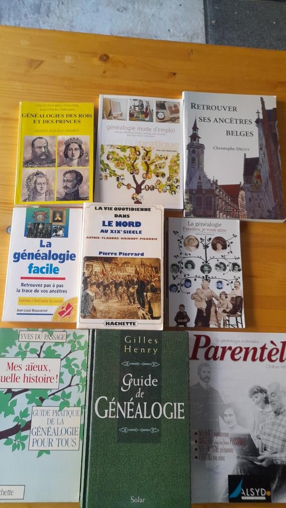 Livres sur la généalogie, Boeken, Ophalen of Verzenden, Zo goed als nieuw