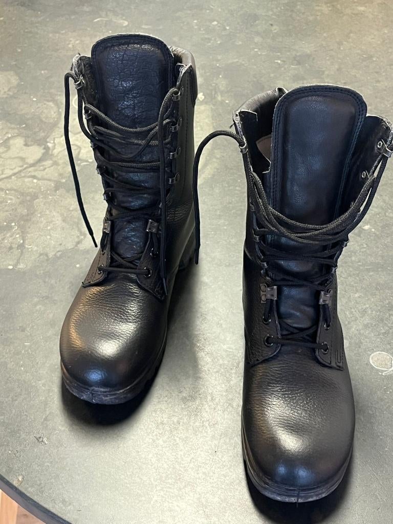 Zwarte legerbottines, Ophalen, Zwart, Boots, Zo goed als nieuw