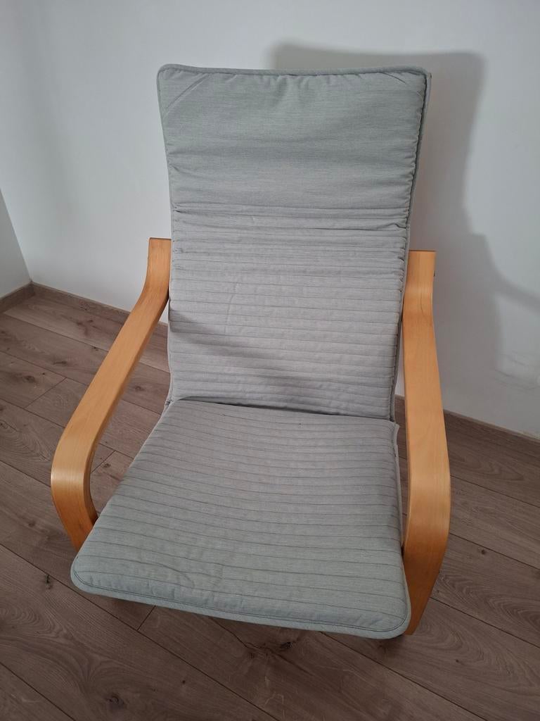 Canapé Poang Ikea - Nouveau coussin, Enlèvement, Comme neuf, Tissus