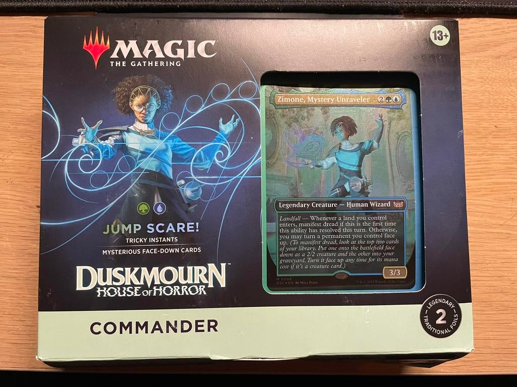 Magic the gathering Jump Scare Commander deck, Hobby en Vrije tijd, Verzamelkaartspellen | Magic the Gathering, Ophalen, Nieuw