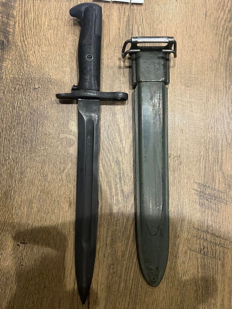 Orginele US  WW 2 bayonet perfecte staat, Collections, Enlèvement ou Envoi