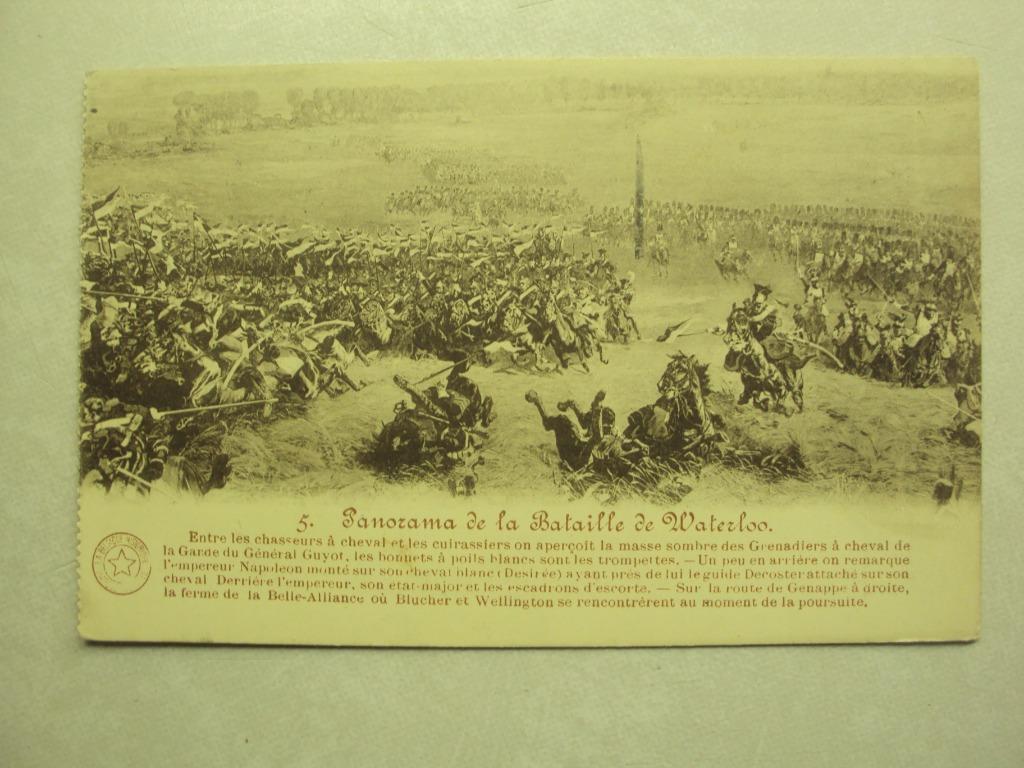 55374 - BATAILLE DE WATERLOO - ENTRE LES CHASSEURS A CHEVAL, Collections, Envoi