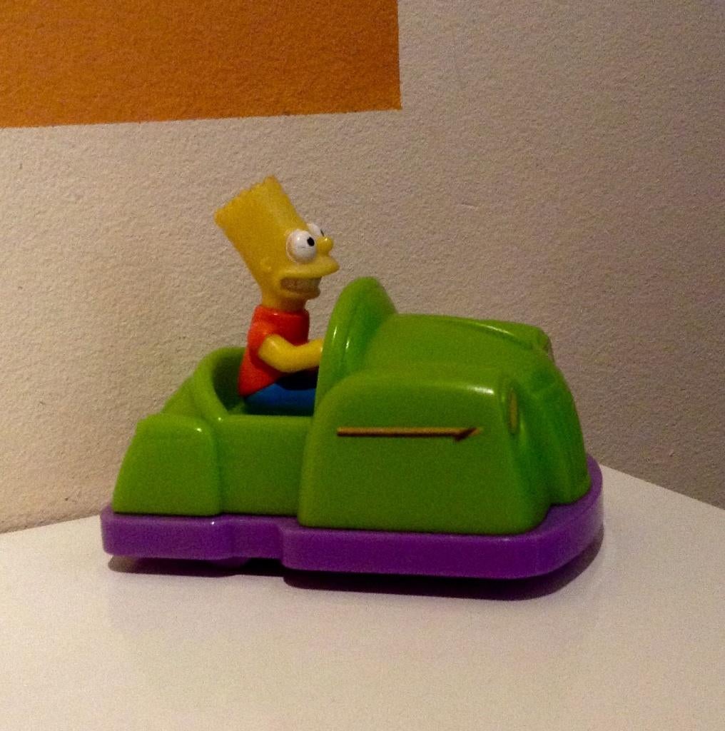 Jouet figurine Simpson Quick Bart en voiture auto 1998, Collections, Enlèvement ou Envoi, Comme neuf