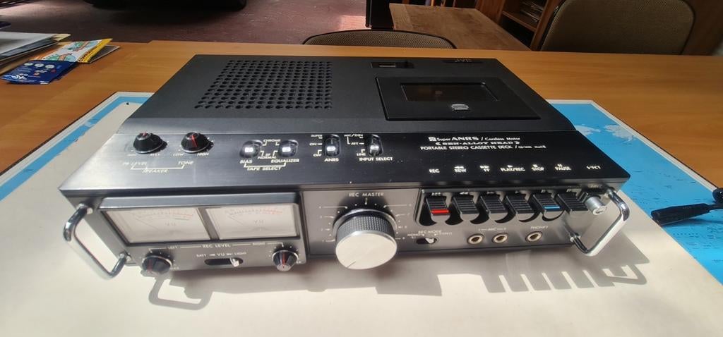 ‼️DECK CASSETTE JVC CD-1635 NOIR ‼️, TV, Hi-fi & Vidéo, Decks cassettes, Enlèvement, Simple, JVC, Tape counter