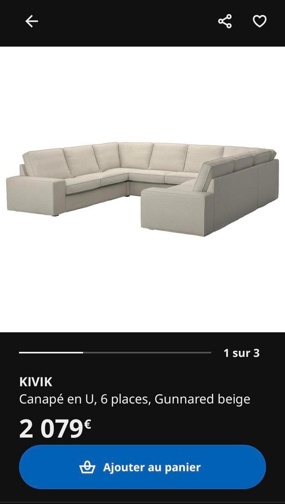 Gebruikte IKEA U-bank, Huis en Inrichting, Zetels | Zetels