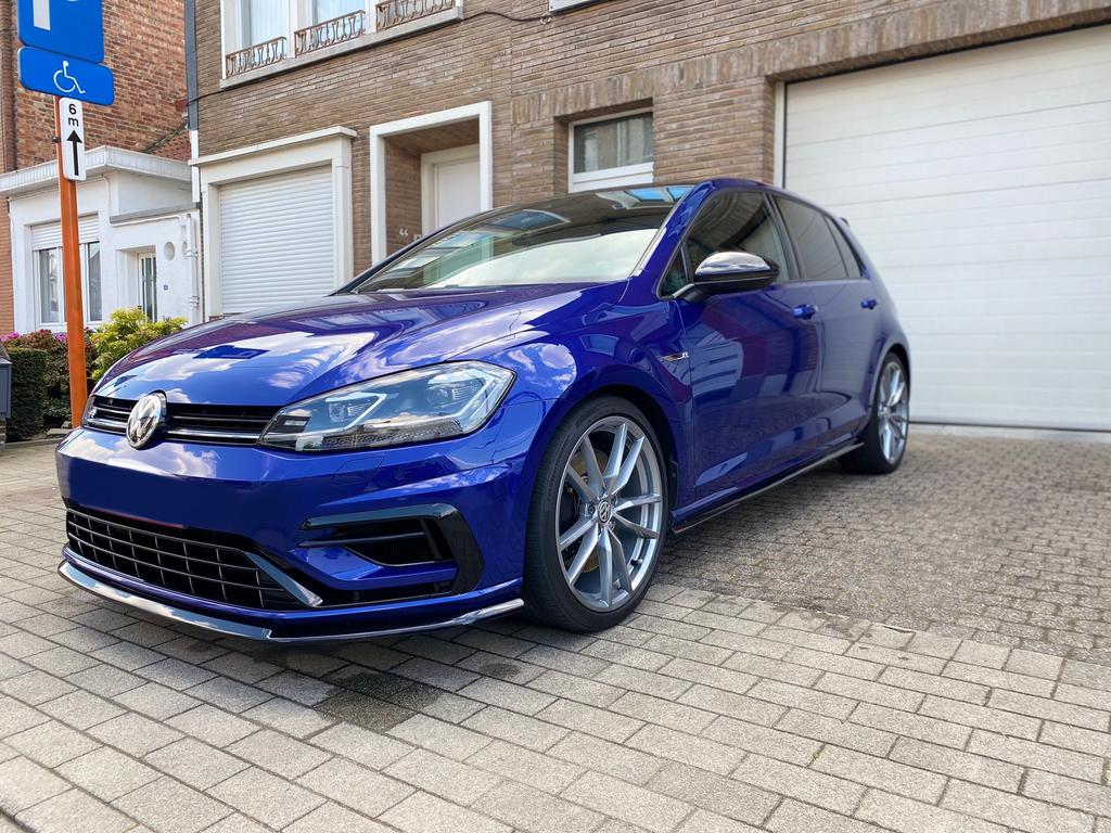 Golf 7 R facelift (7.5) Bleu Lapiz + Full Cover UPPF, Autos, Cuir, Achat, Euro 6, Carnet d'entretien