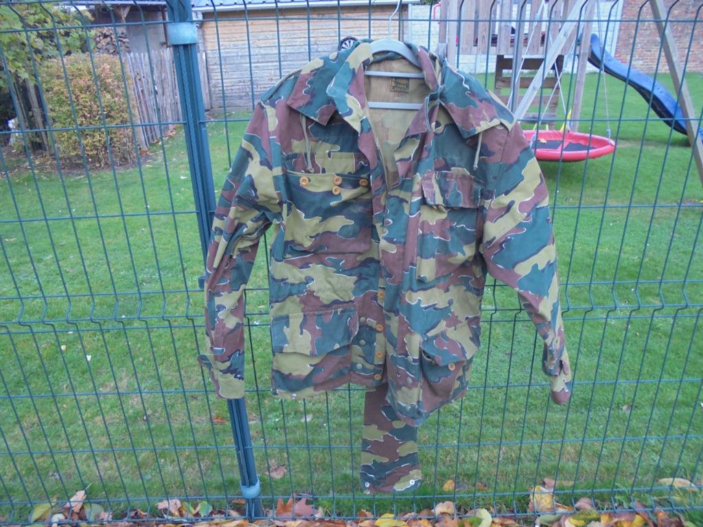 veste de smocke bariolé de parachutiste armée belge 1958, Collections, Objets militaires | Général, Armée de l'air, Enlèvement ou Envoi