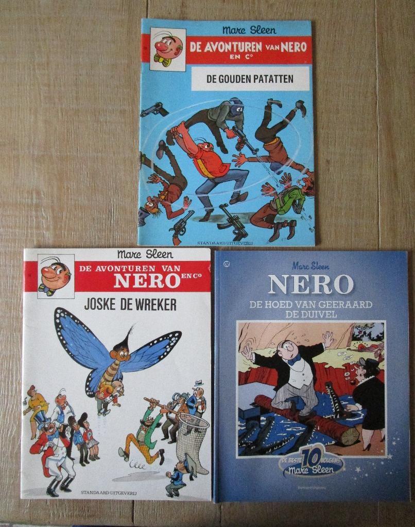 strips 3x Nero + 2x Kiekeboe, Boeken, Meerdere comics, Ophalen of Verzenden, Zo goed als nieuw