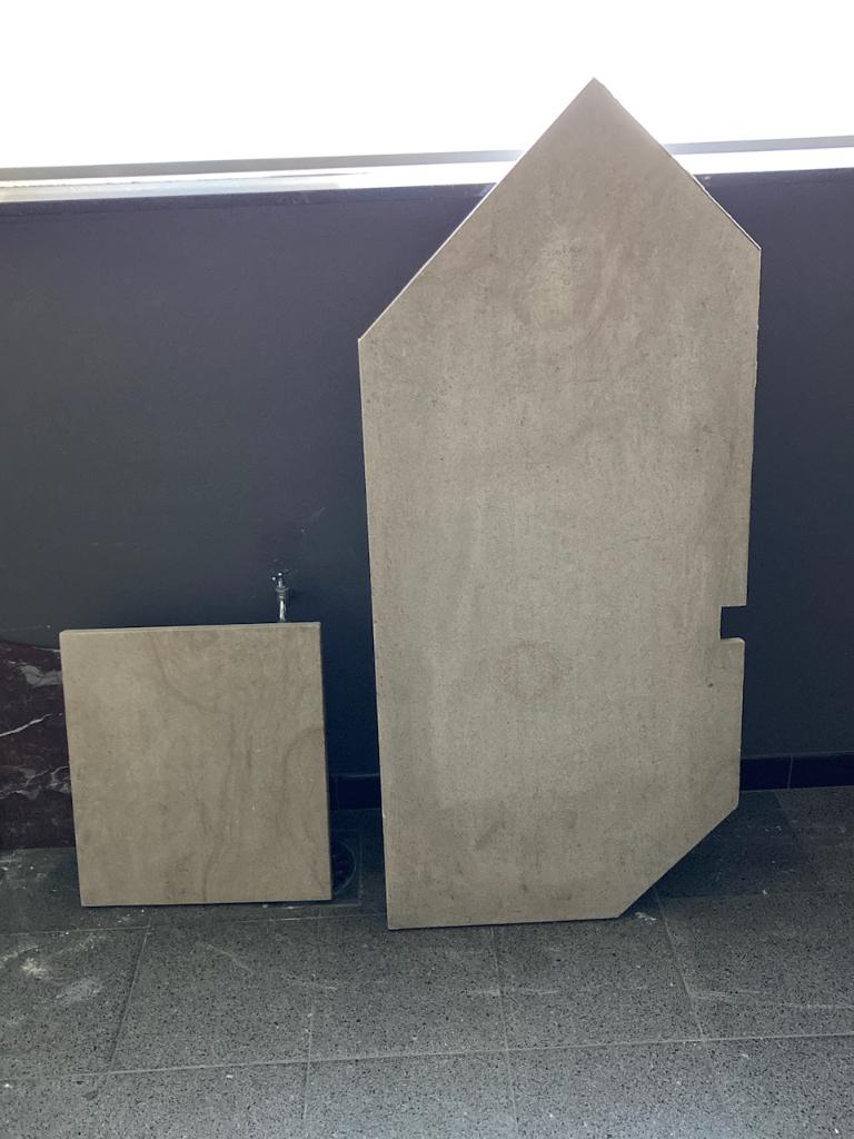 Natuursteen BEAUVALLON, 3 cm dikte. Geen schade, Enlèvement, Utilisé, Pierres naturelles