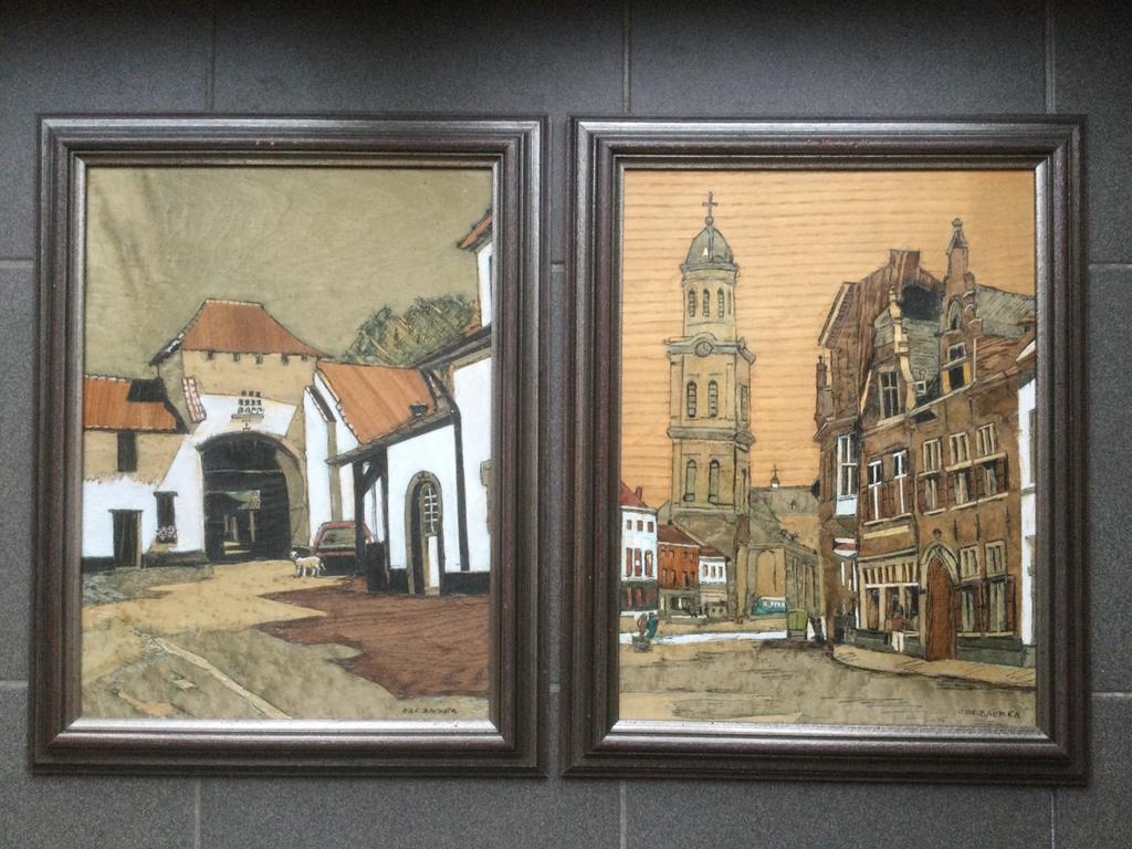 2 tableaux de Carlo De Backer, Antiquités & Art, Enlèvement ou Envoi