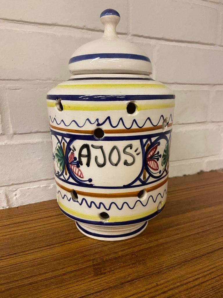 Keramische ajuin pot Spaans - 20/25cm, Ophalen of Verzenden