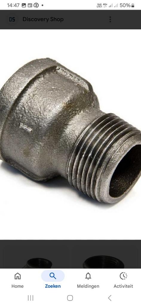 Diverse stukken galvanise sanitair 1/2", 3/4" ,1"  etc, Doe-het-zelf en Bouw, Ophalen of Verzenden, Bochten