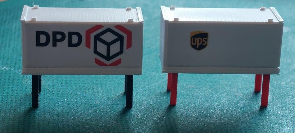 NLK 0704 20FT AFZETCONTAINERS 1/160, Ophalen of Verzenden, Nieuw, Overige typen, Overige merken