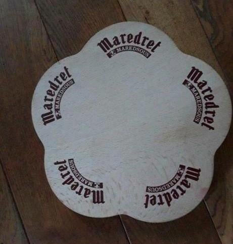 Maredsous houten dienblad.  Verzending mogelijk., Verzamelen, Biermerken, Zo goed als nieuw, Duvel, Ophalen of Verzenden