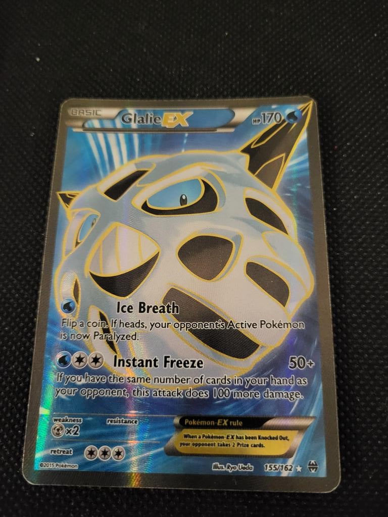 Pokemonkaart Glalie EX, Hobby en Vrije tijd, Verzamelkaartspellen | Pokémon, Ophalen, Gebruikt, Losse kaart