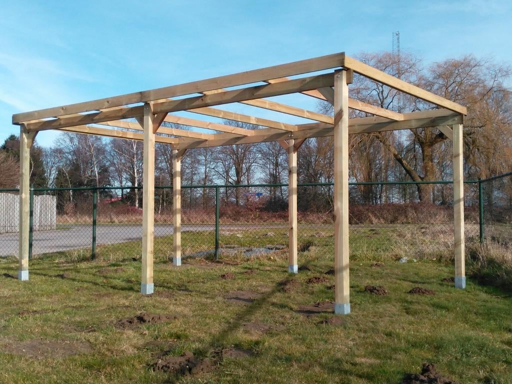 Carport of muuraanbouw of pergola, Ophalen, Nieuw