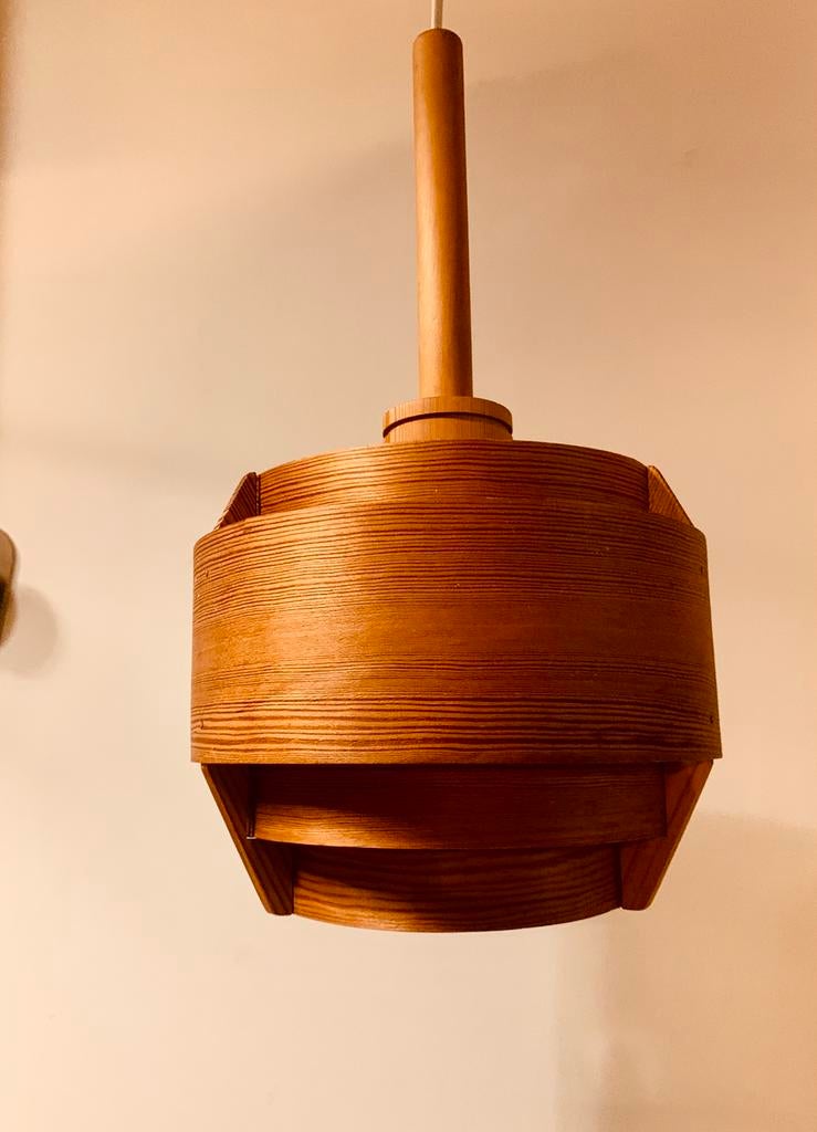 Design H.A Jakobsson Lampe suspension vintage Sweden 60’s, Huis en Inrichting, Lampen | Hanglampen, Ophalen, Gebruikt, Scandinave retro