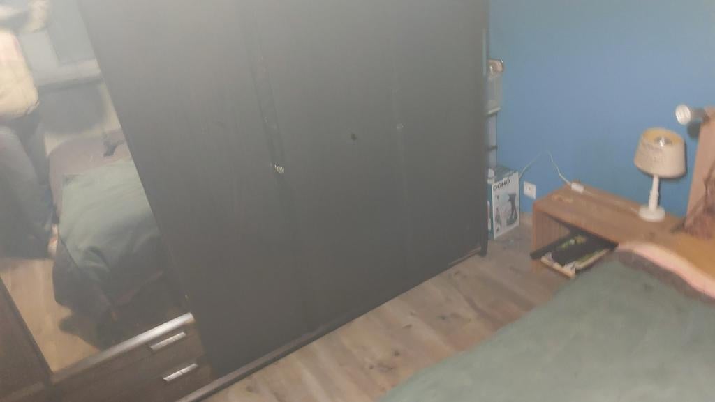 Grote hoge 5deuren klerenkast 220x250x63, Huis en Inrichting, Kasten | Kleerkasten, Ophalen