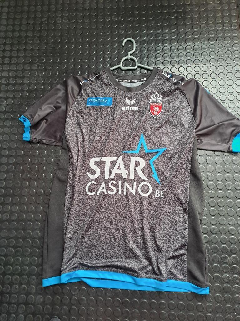maillot excelsior mouscron 2017-2018, Sports & Fitness, Plus grand que la taille XL, Enlèvement ou Envoi, Comme neuf, Maillot