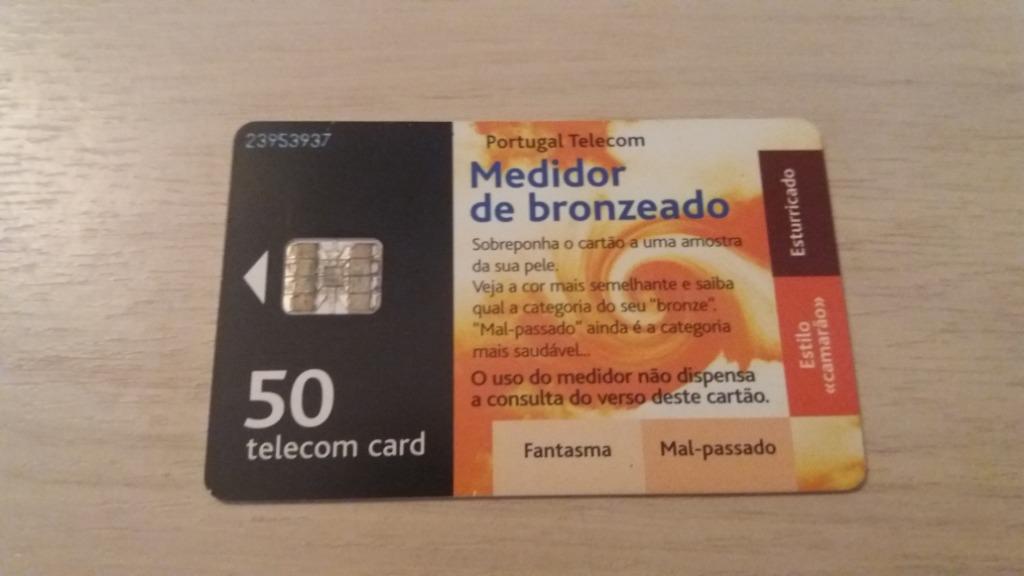 carte téléphonique à puce Portugal 50 card vintage, Collections, Enlèvement ou Envoi
