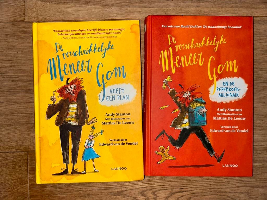 Andy Stanton - De verschrikkelijke meneer Gom heeft een plan, Ophalen of Verzenden, Andy Stanton