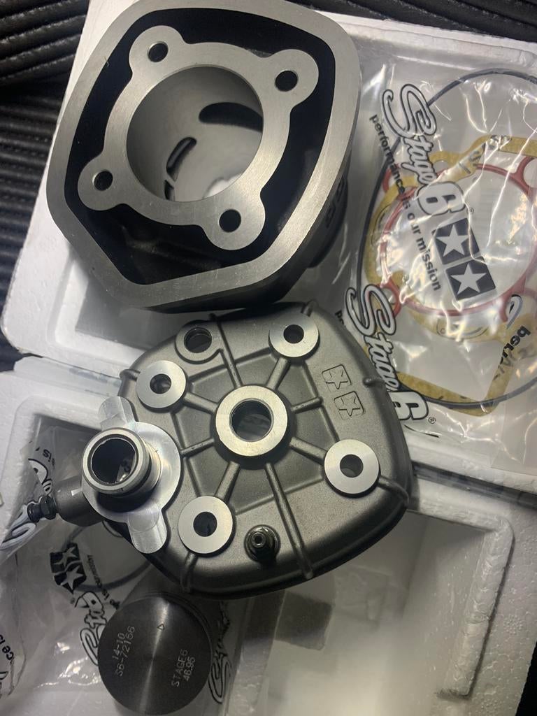 STAGE 6 vloeistofkit STREETRACE 70 Cc Piaggio, Fietsen en Brommers, Nieuw, NRG