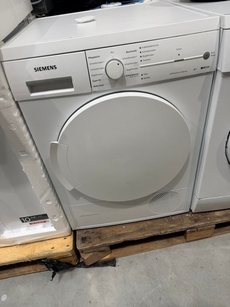Te koop: Siemens iQ500 wasdroger 10kg, Classe énergétique A ou plus économe, Enlèvement ou Envoi, Chargeur frontal, Utilisé