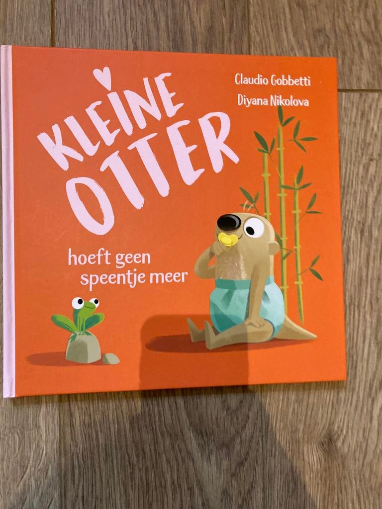 Boek kleine otter hoeft geen speentjes meer, Ophalen, Zo goed als nieuw, Jongen of Meisje, Voorleesboek