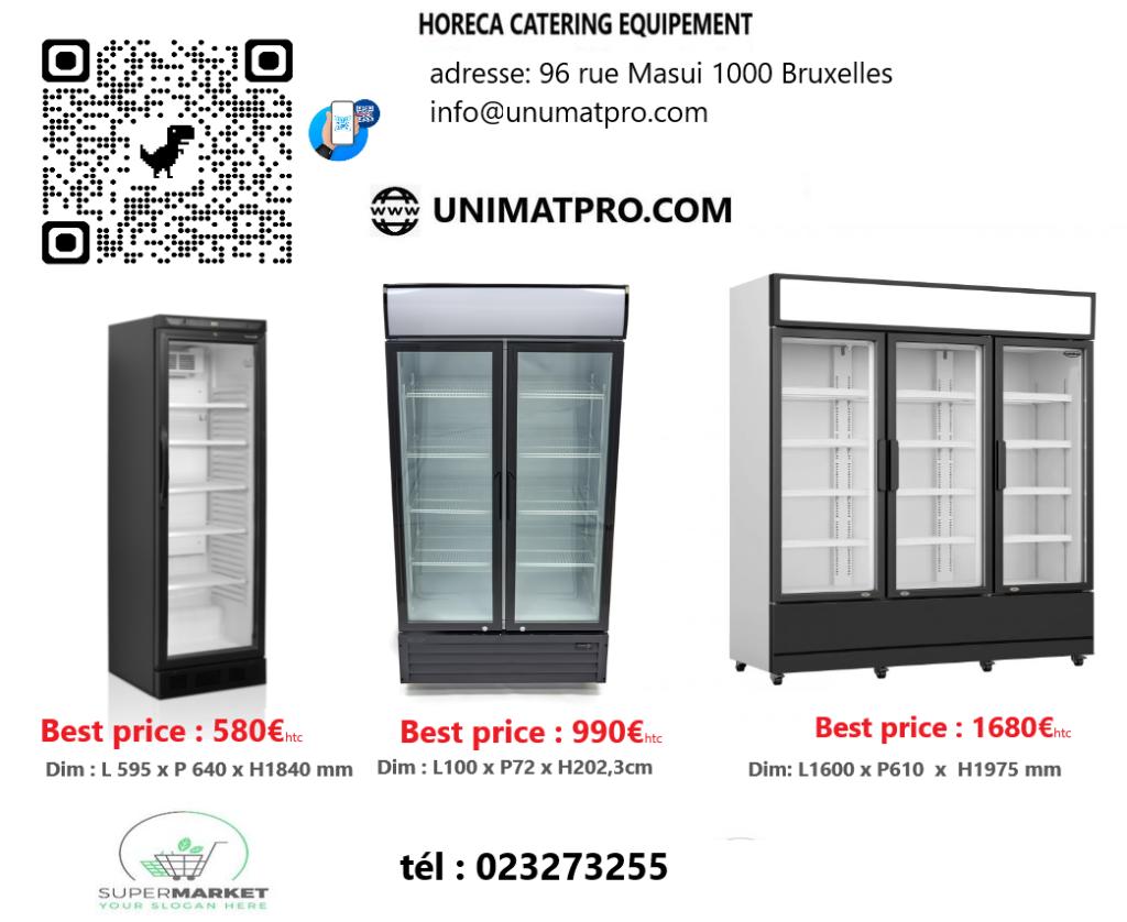 frigo vitrée commercial, Doe-het-zelf en Bouw, Glas en Ramen, Ophalen of Verzenden