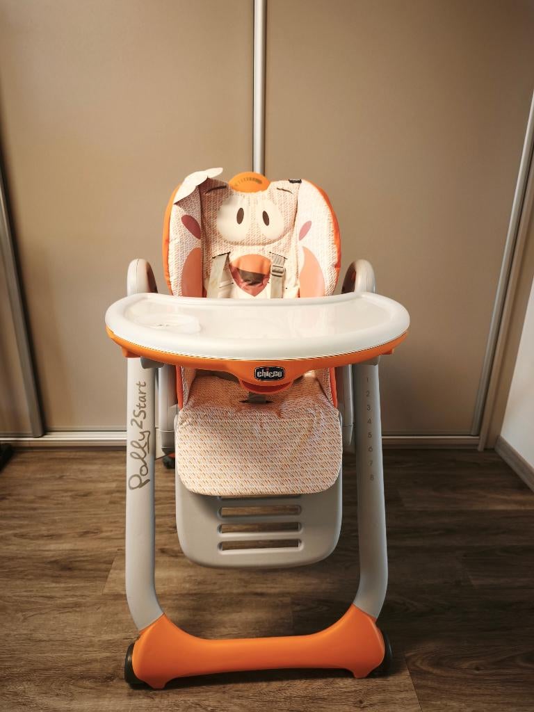 Chaise haute excellent état, Enlèvement, Utilisé, Ceinture(s)