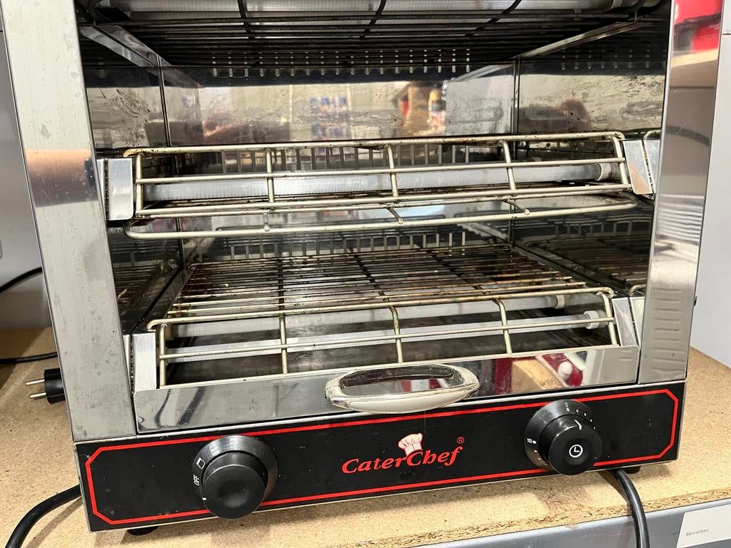 Te koop Caterchef Tosti grill voor 6 stuks, Enlèvement, Utilisé