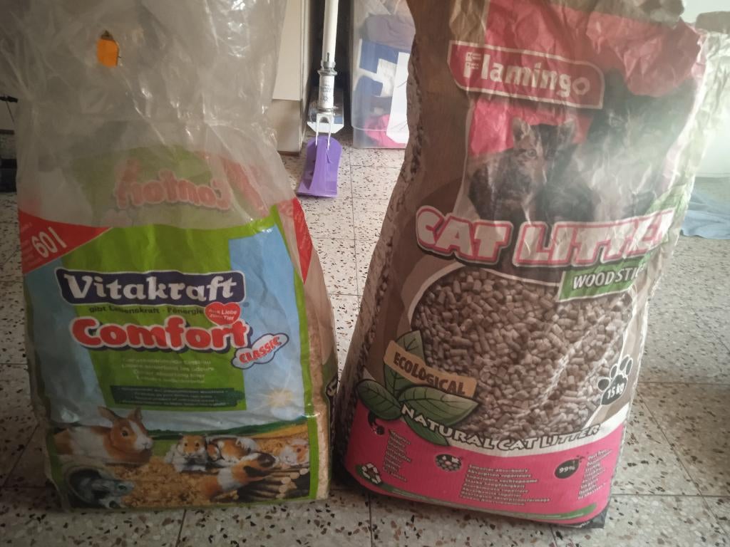 A vendre sac sciure+sac pellets anti odeurs pour rongeur, Enlèvement ou Envoi, Neuf