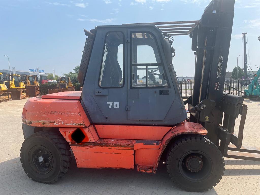 TOYOTA DIESEL HEFTRUCK 7 ton, Enlèvement, Diesel, Chariot élévateur