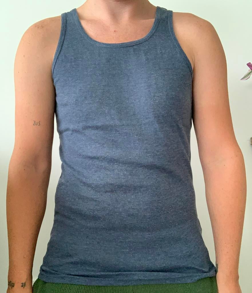 H&M gilets blauw maat Medium, Kleding | Heren, T-shirts, Ophalen of Verzenden, Zo goed als nieuw, H&M, Maat 48/50 (M)