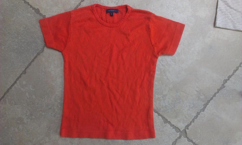 Als nieuwe oranje t-shirt mt 128, Enfants & Bébés, Vêtements enfant | Taille 128, Enlèvement ou Envoi, Comme neuf, Garçon ou Fille