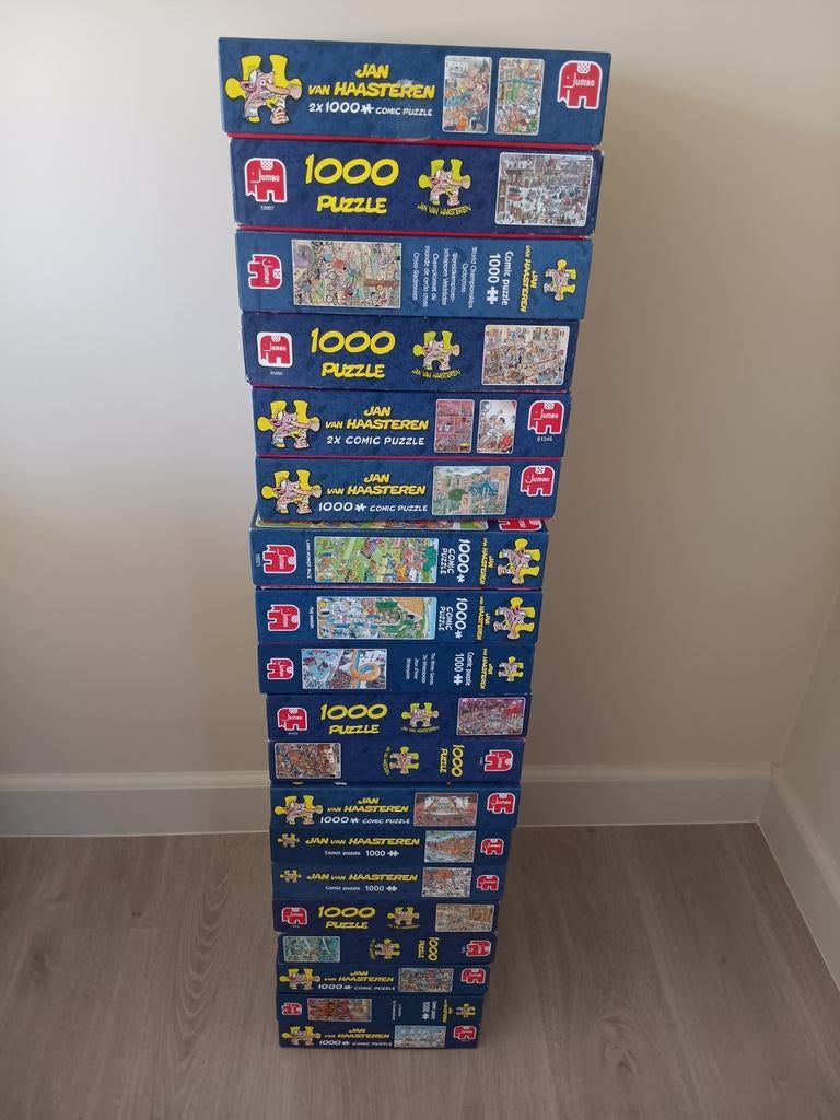 Puzzels Jan van Haasteren, Ophalen