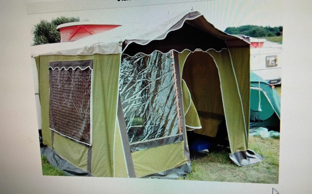 Auvent pour caravane, Enlèvement