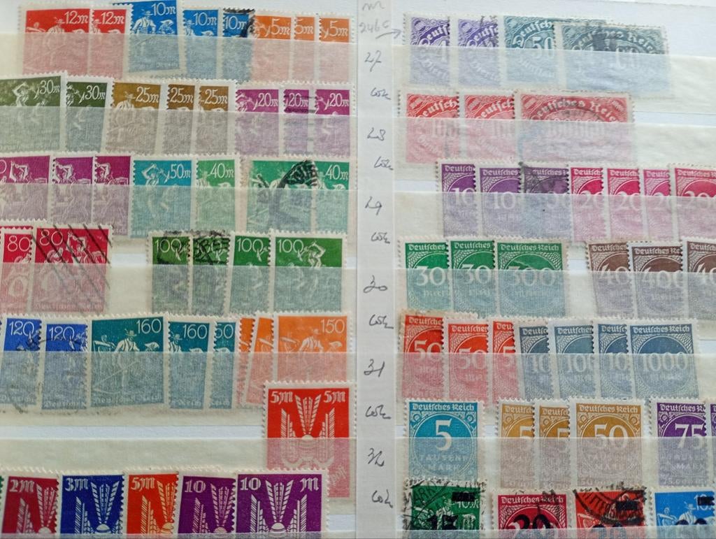 G16) joli lot de timbres de l'Empire allemand, Enlèvement ou Envoi, Empire allemand