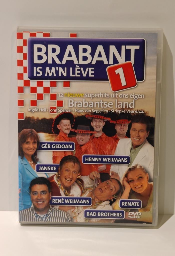 Brabant is m’n Lè̀ve – Deel 1 12 Brabantse superhits op dvd, Alle leeftijden, Ophalen of Verzenden, Zo goed als nieuw, Muziek en Concerten
