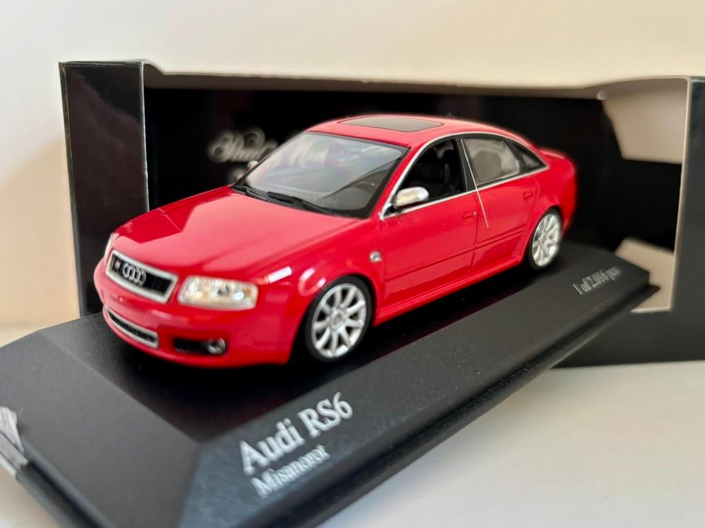 1:43 audi RS 6, Hobby & Loisirs créatifs, Voitures miniatures | 1:43, Comme neuf, MiniChamps, Enlèvement ou Envoi