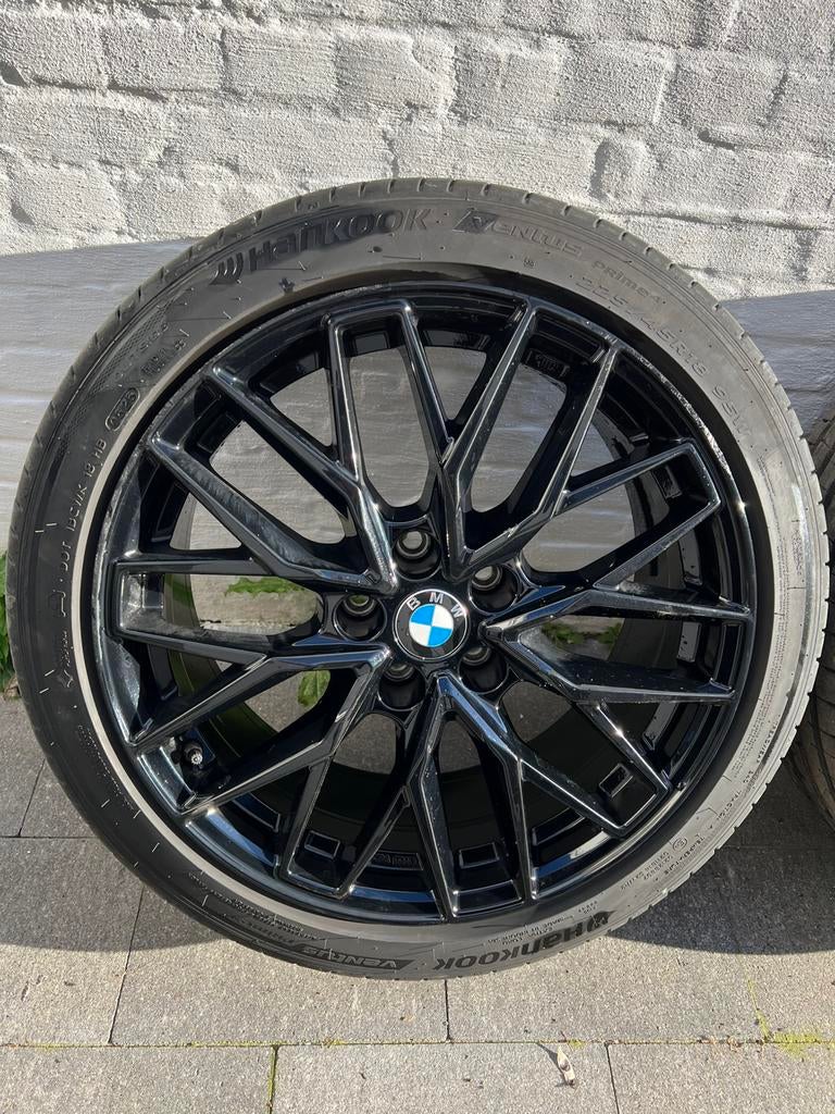 Bmw 3 serie velgen 18” 5x112 zwart, Auto-onderdelen, Banden en Velgen, Ophalen, 18 inch, Banden en Velgen, Zomerbanden