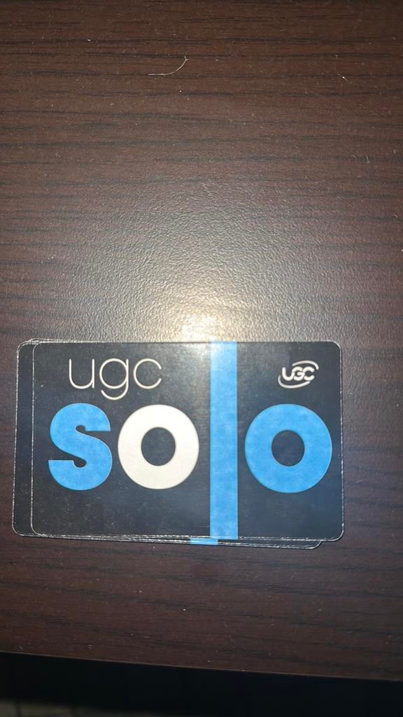 Tickets cinema ugc, Tickets en Kaartjes