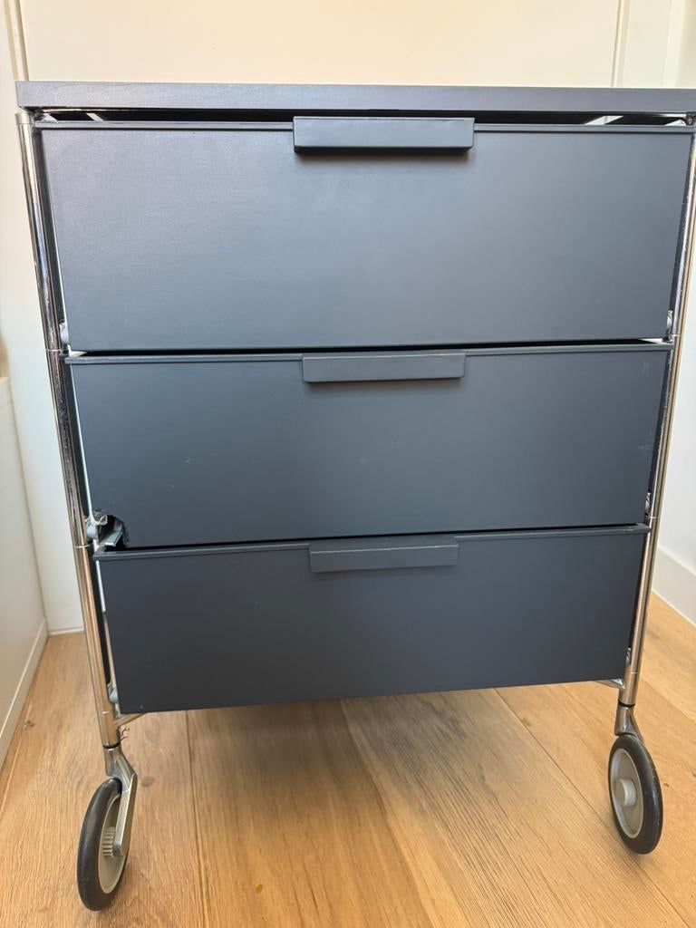 Kartell Mobil bureaukast, Ophalen, Overige materialen, Gebruikt, 3 of 4 laden