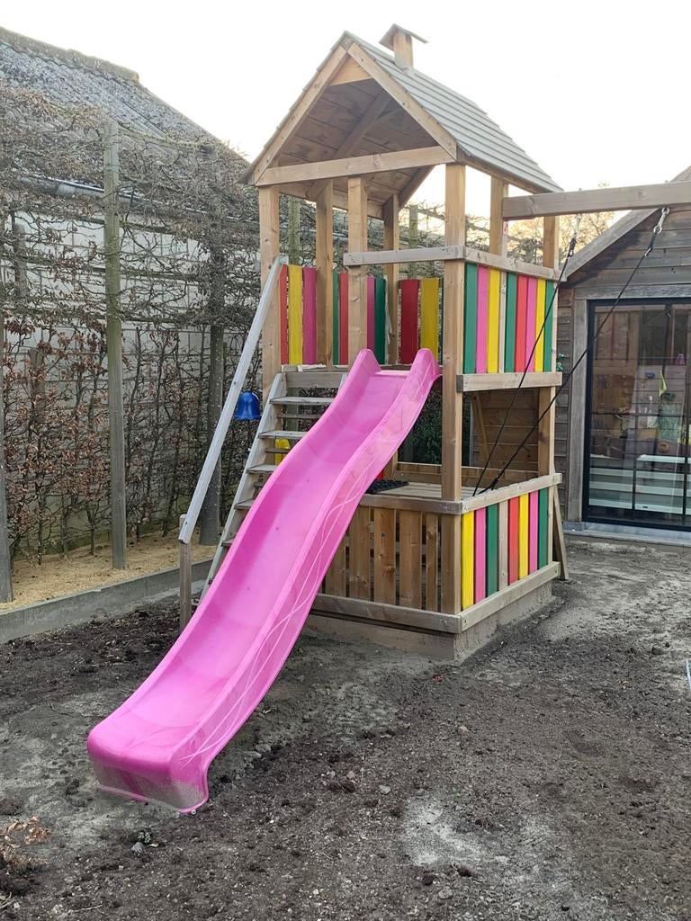Speeltoren, Kinderen en Baby's, Speelgoed | Buiten | Speeltoestellen, Ophalen, Zo goed als nieuw, Schommel