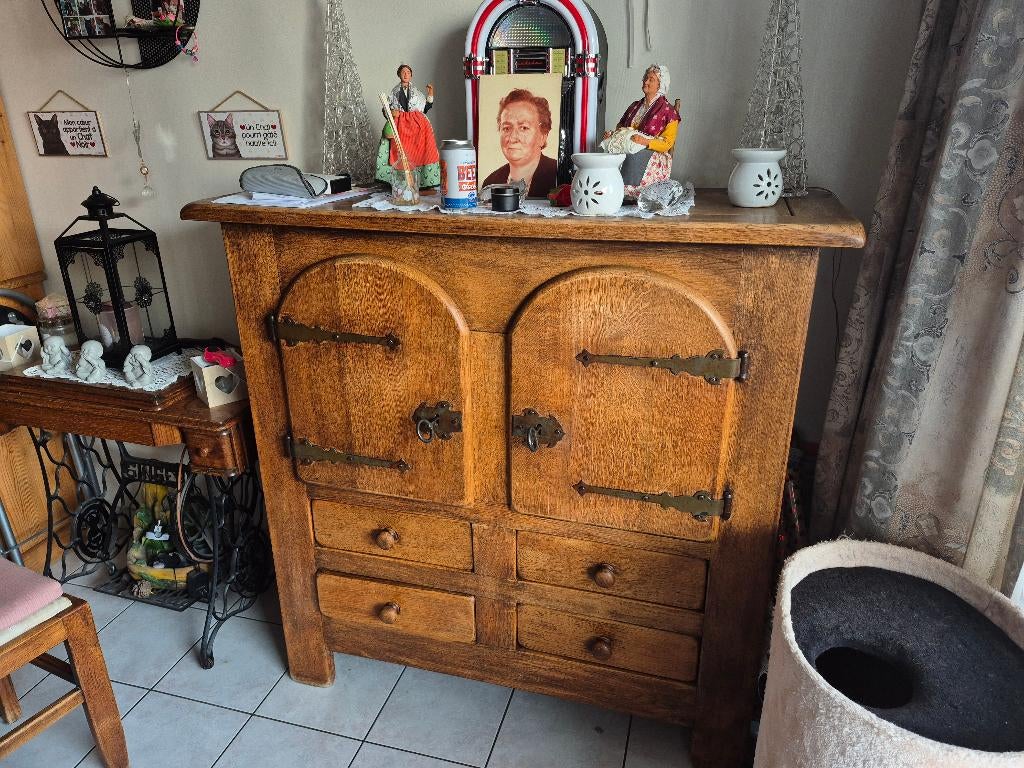 massief eikenhouten meubelen om weg te geven, Ophalen, 200 cm of meer, Eikenhout, 200 cm of meer