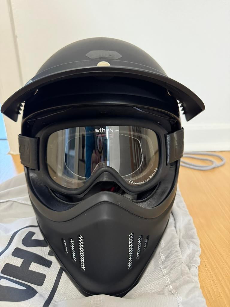 Casque Shoei Ex Zero Matt black taille L, Motoren, Ophalen, L, Shoei