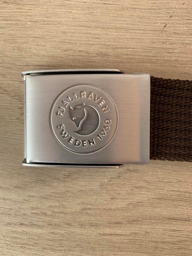 Fjallraven logo belt unisex one size model 1960, Enlèvement ou Envoi, Neuf, Brun, Ceinture