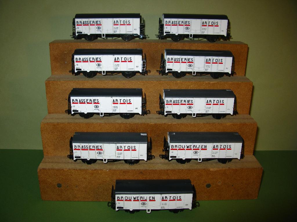 LILIPUT HO : wagons NMBS Artois, Gelijkstroom, Wagon, Zo goed als nieuw, Piko